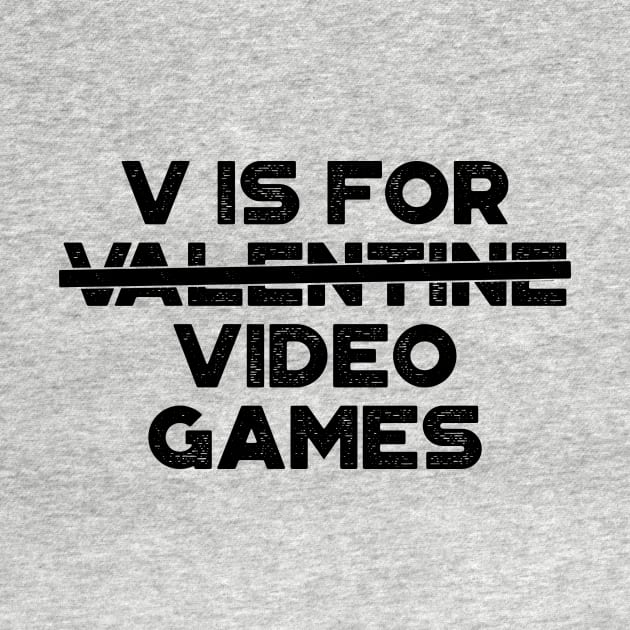 Funny Valentine V Is For Video Games by truffela